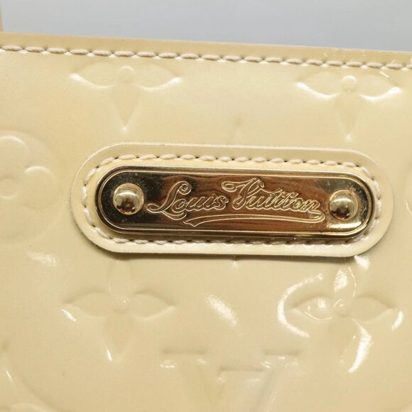 LOUIS VUITTON Monogram Vernis Wilshire MM Hand Bag Broncorail M91441 Auth 121051 - Picture 11 of 16